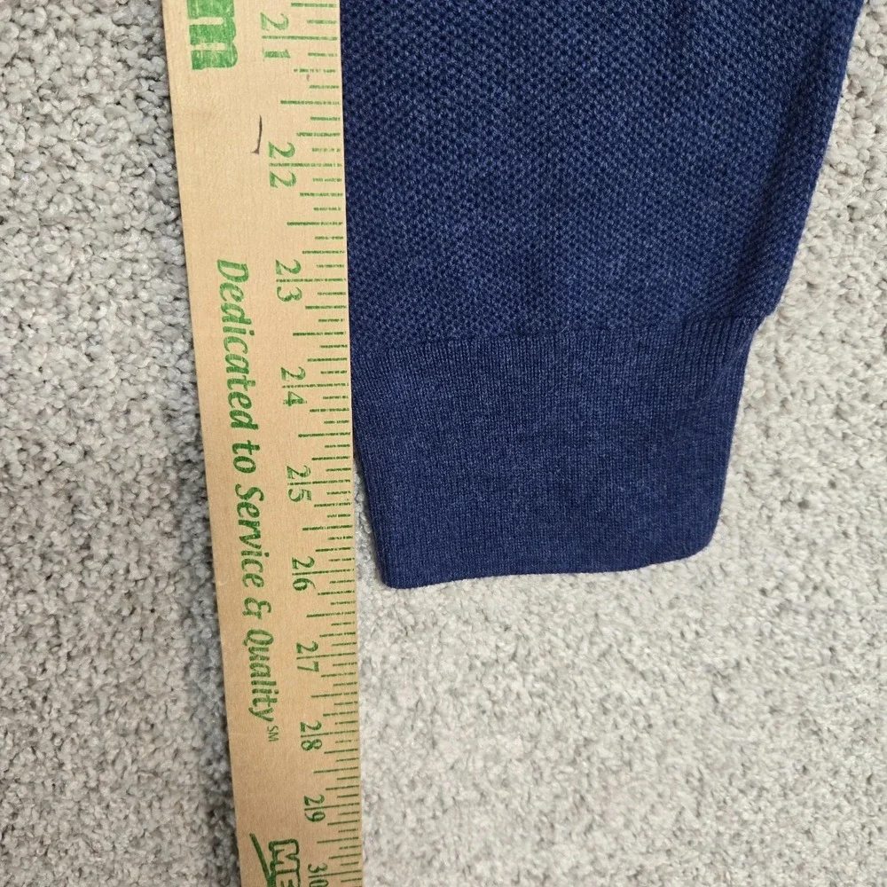 Polo‎ Ralph Lauren Sweater Mens XL Blue Pima Cotton Knit Pullover Crew Neck